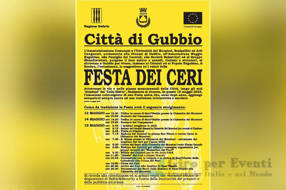 Festa dei Ceri a Gubbio