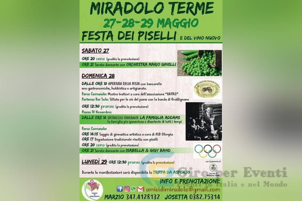 Festa dei Piselli a Miradolo Terme