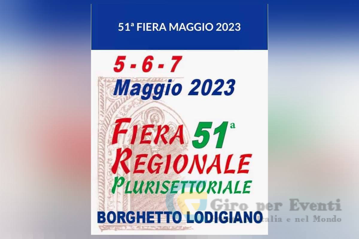 Fiera Regionale Plurisettoriale a Borghetto Lodigiano