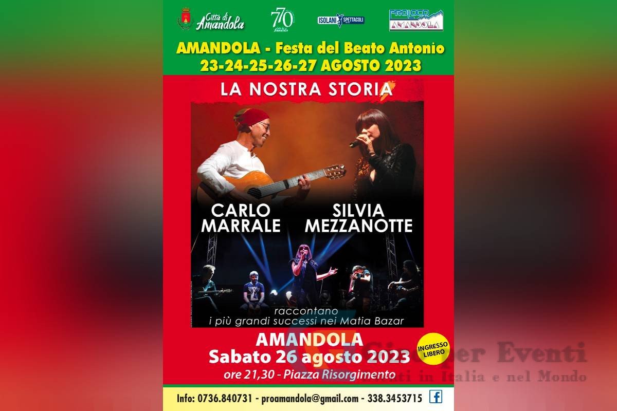 Concerto di Silvia Mezzanotte e Carlo Marrale ad Amandola