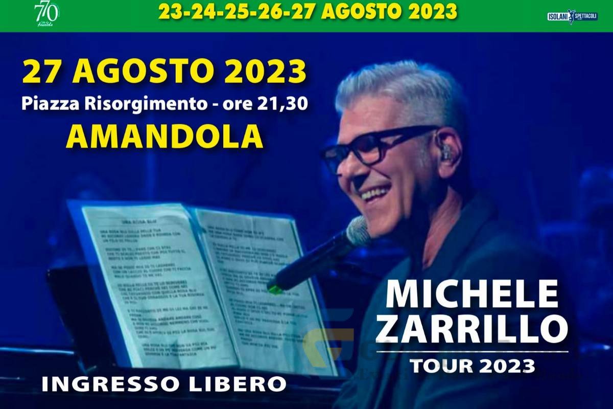 Concerto di Michele Zarrillo ad Amandola