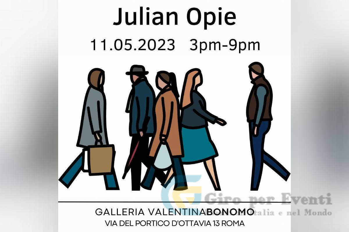 Mostra Personale di Julian Opie a Roma