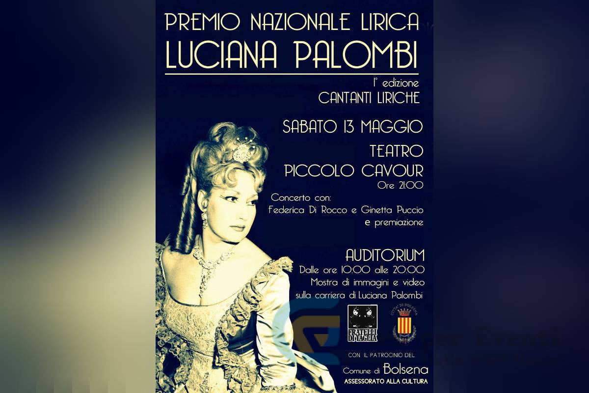 Premio Nazionale Lirica Luciana Palombi al Piccolo Teatro Cavour di Bolsena locandina