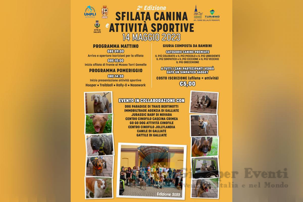 Sfilata Canina e Attività Sportive a Galliate