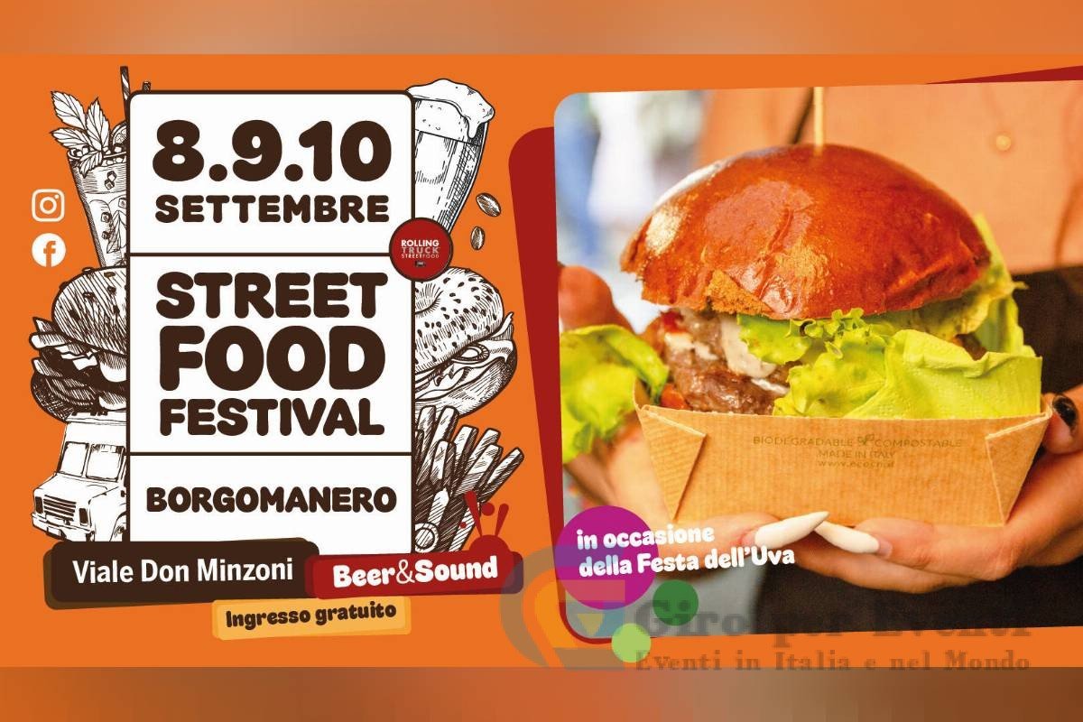 Street Food Festival Borgomanero settembre