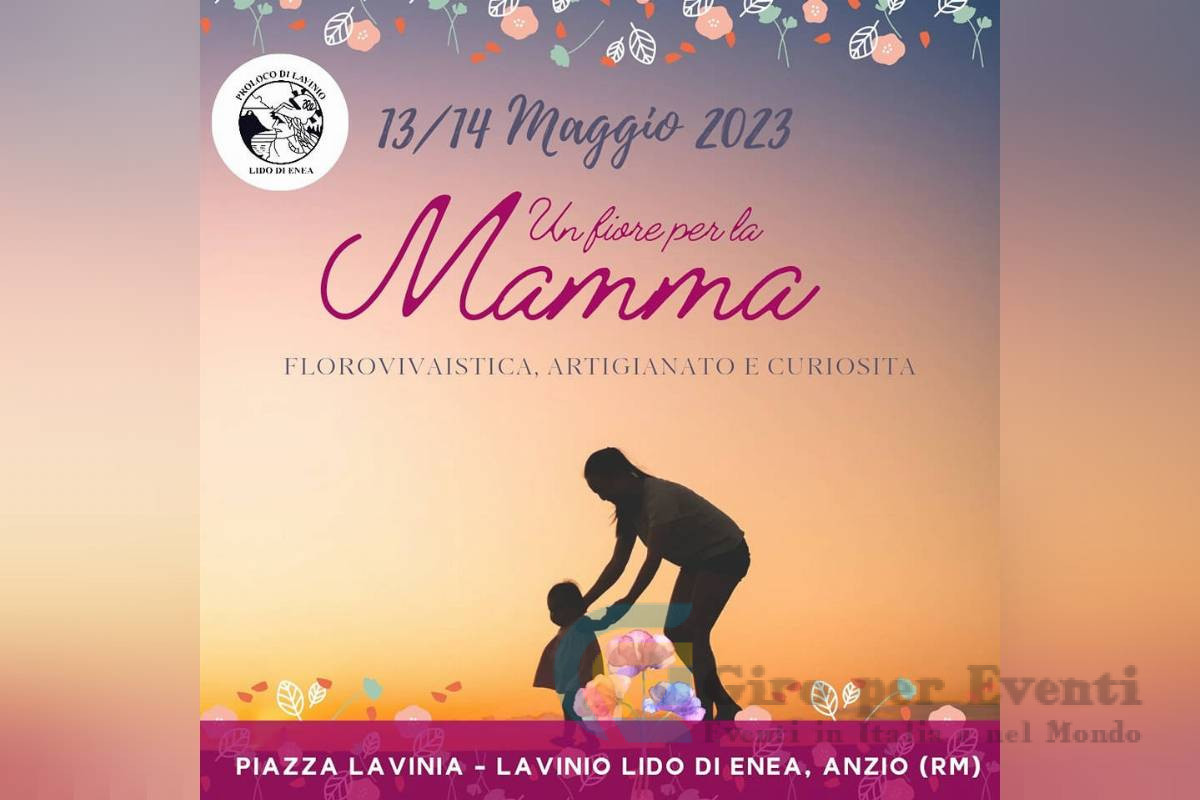 Un Fiore per la Mamma ad Anzio