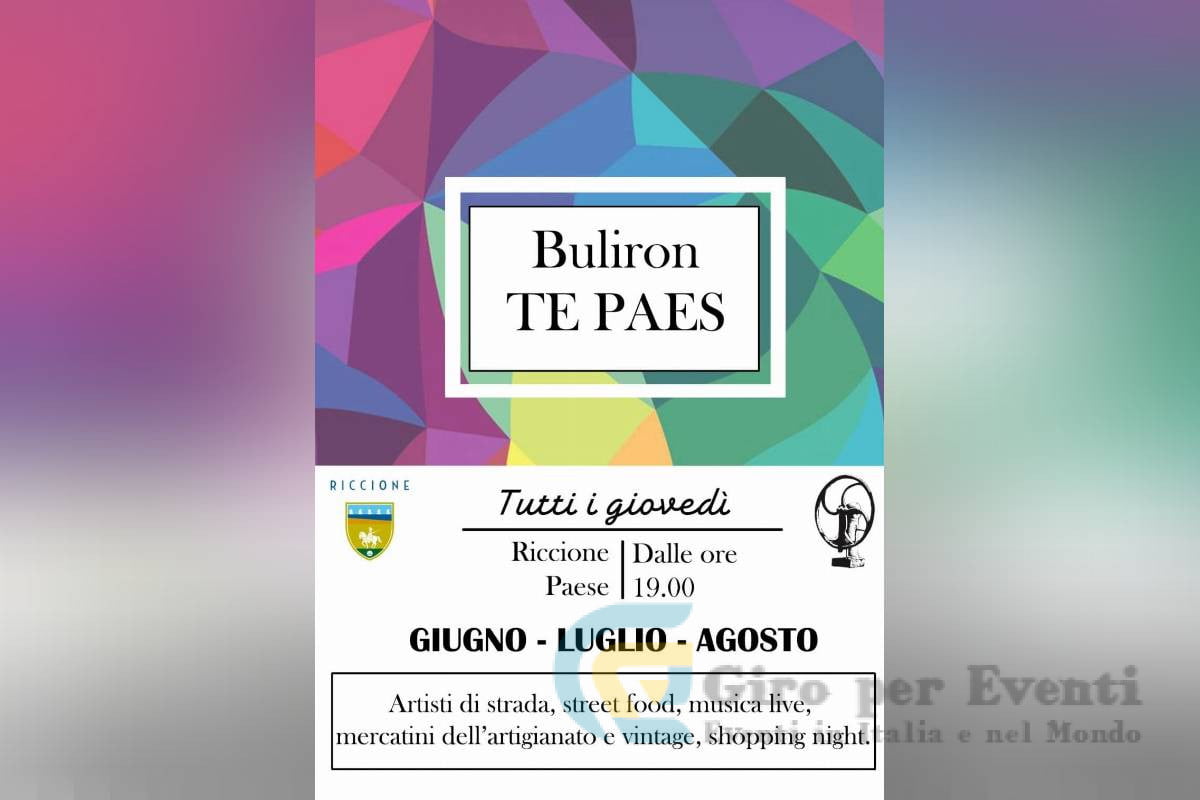 Buliron Te Paes a Riccione