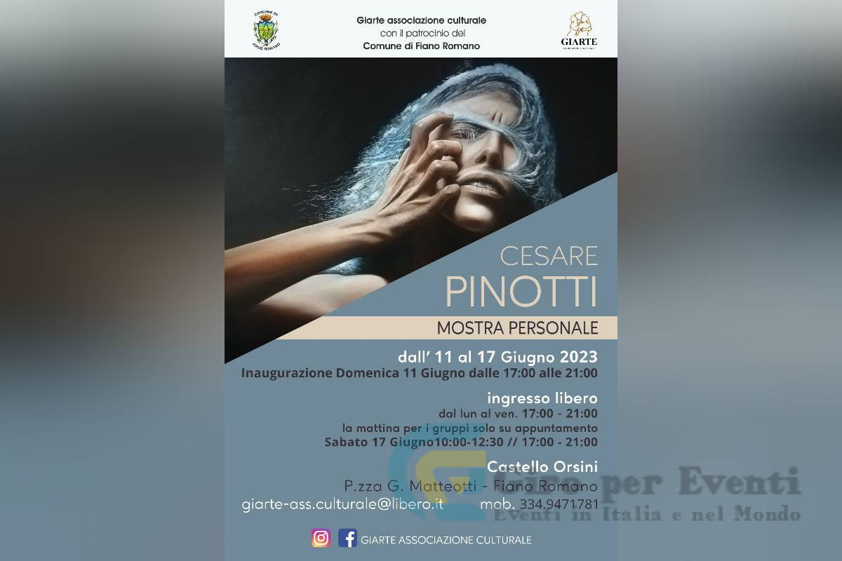 Mostra Personale Cesare Pinotti a Fiano Romano