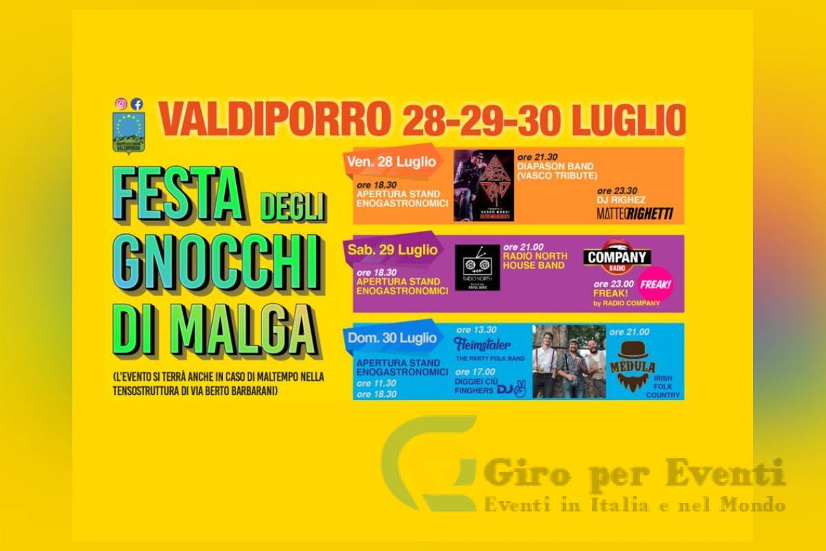 Festa degli Gnocchi di Malga a Valdiporro