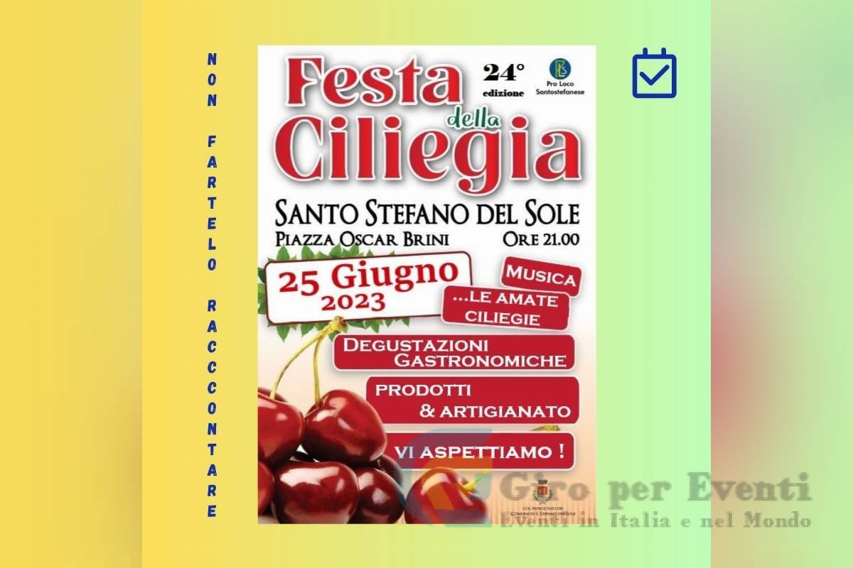 Festa della Ciliegia a Santo Stefano del Sole