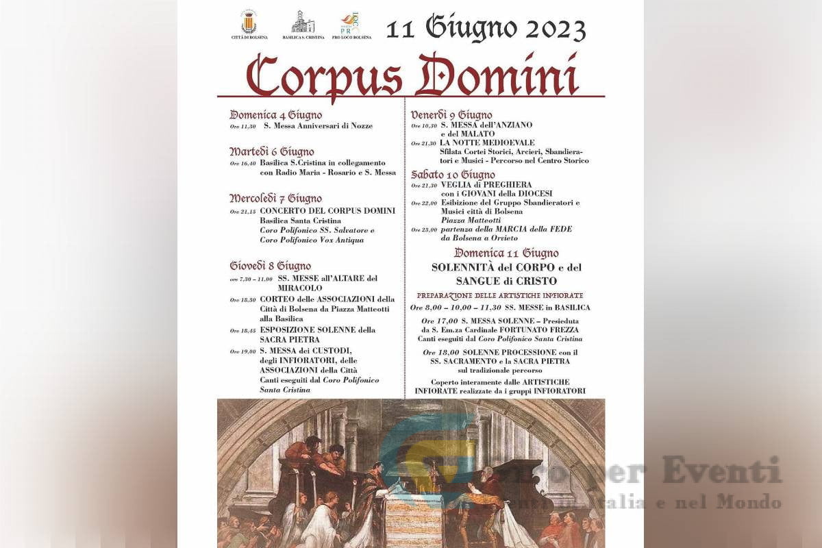 Festa Solenne del Corpus Domini a Bolsena