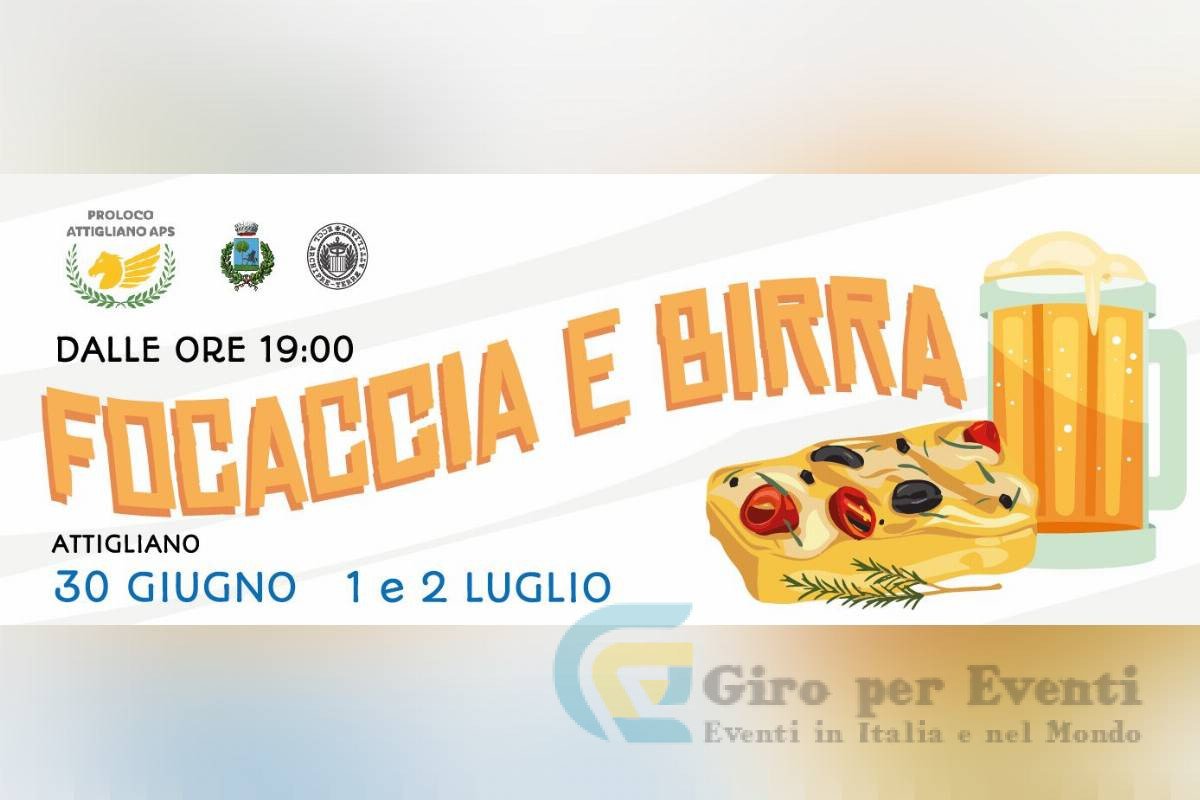 Focaccia e Birra ad Attigliano