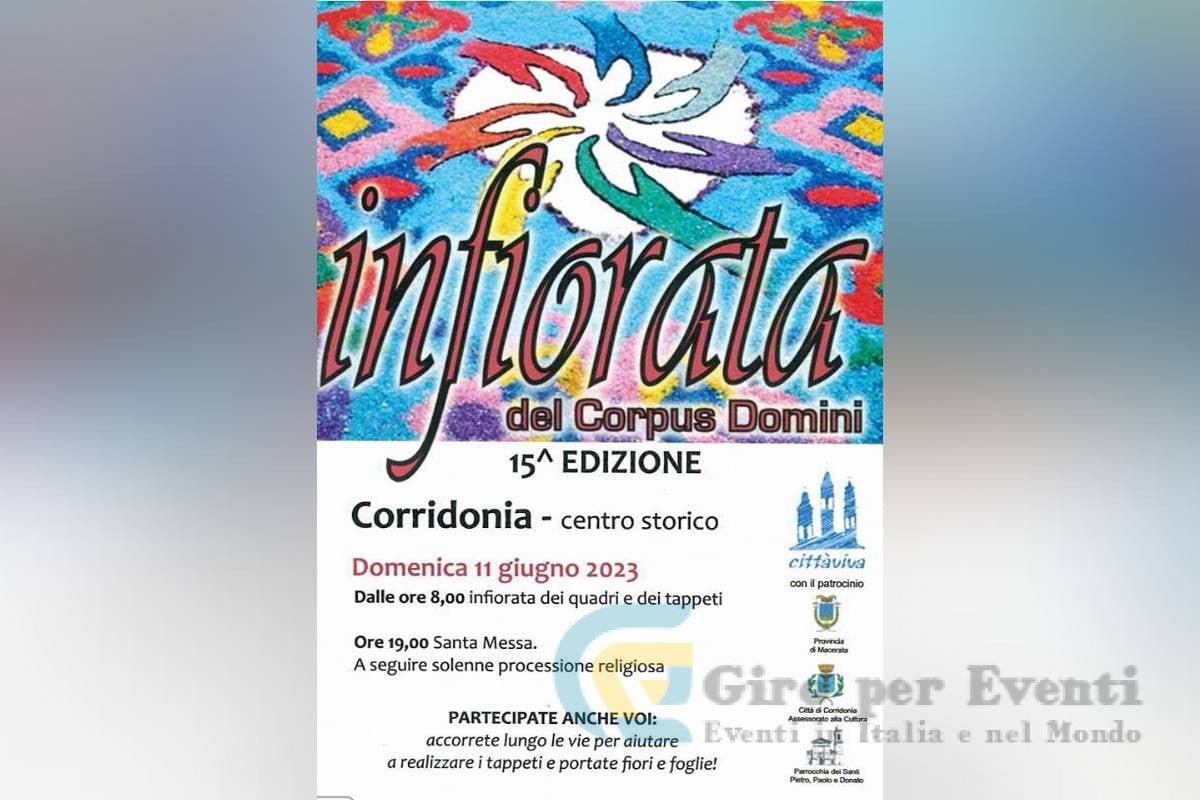 Infiorata del Corpus Domini a Corridonia