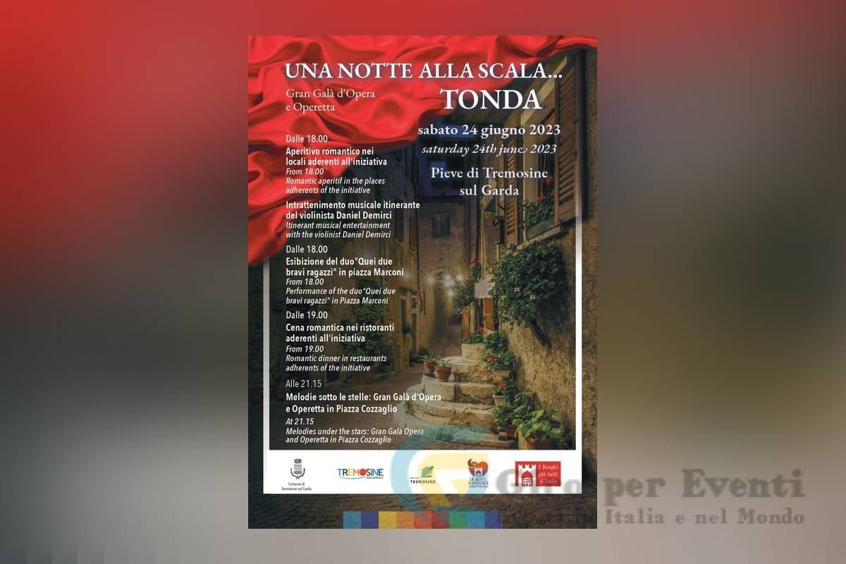 Una Notte alla Scala Tonda a Tremosine sul Garda