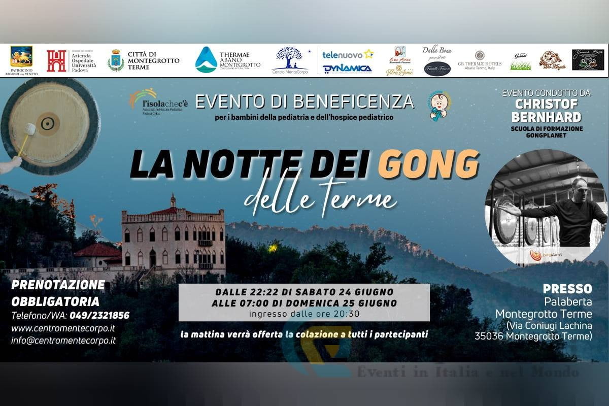 La Notte dei Gong delle Terme a Montegrotto Terme