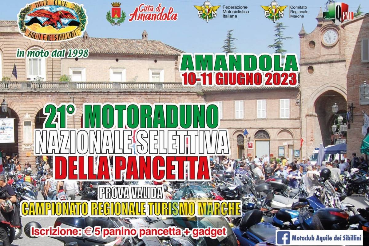 Motoraduno della Pancetta ad Amandola