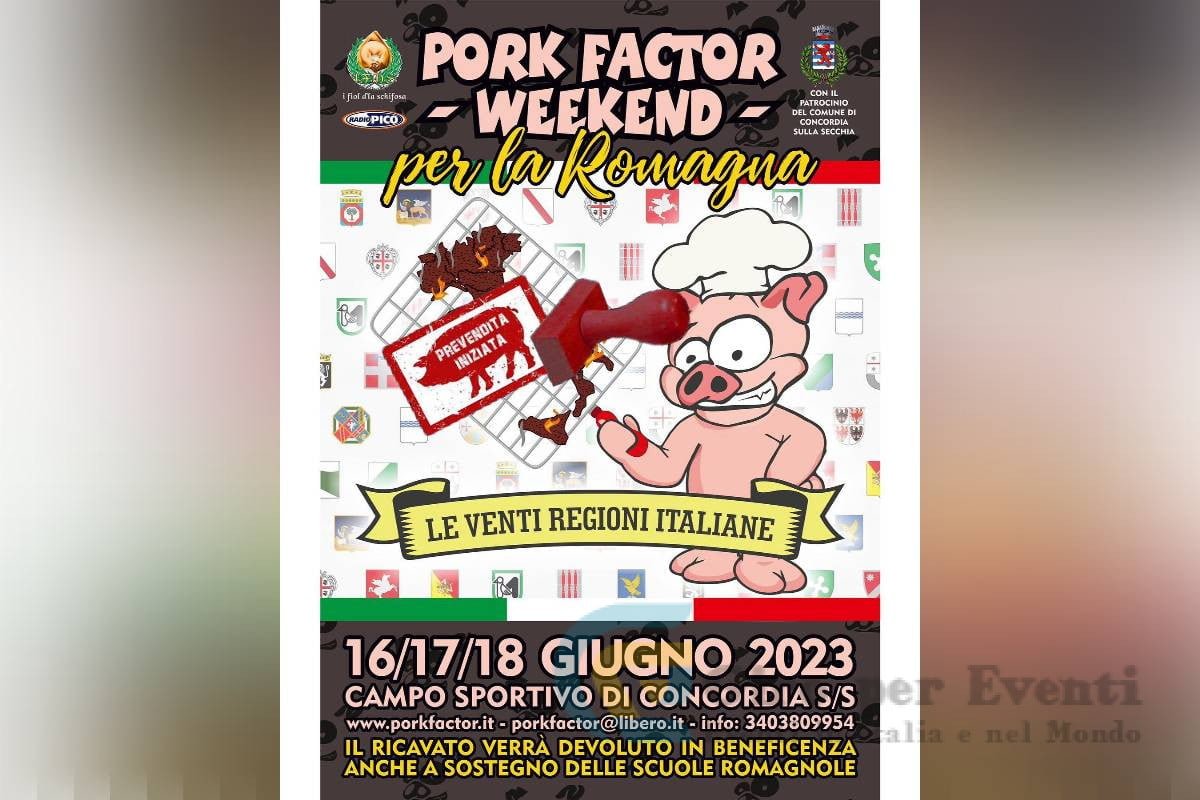 Pork Factor Weekend a Concordia sulla Secchia