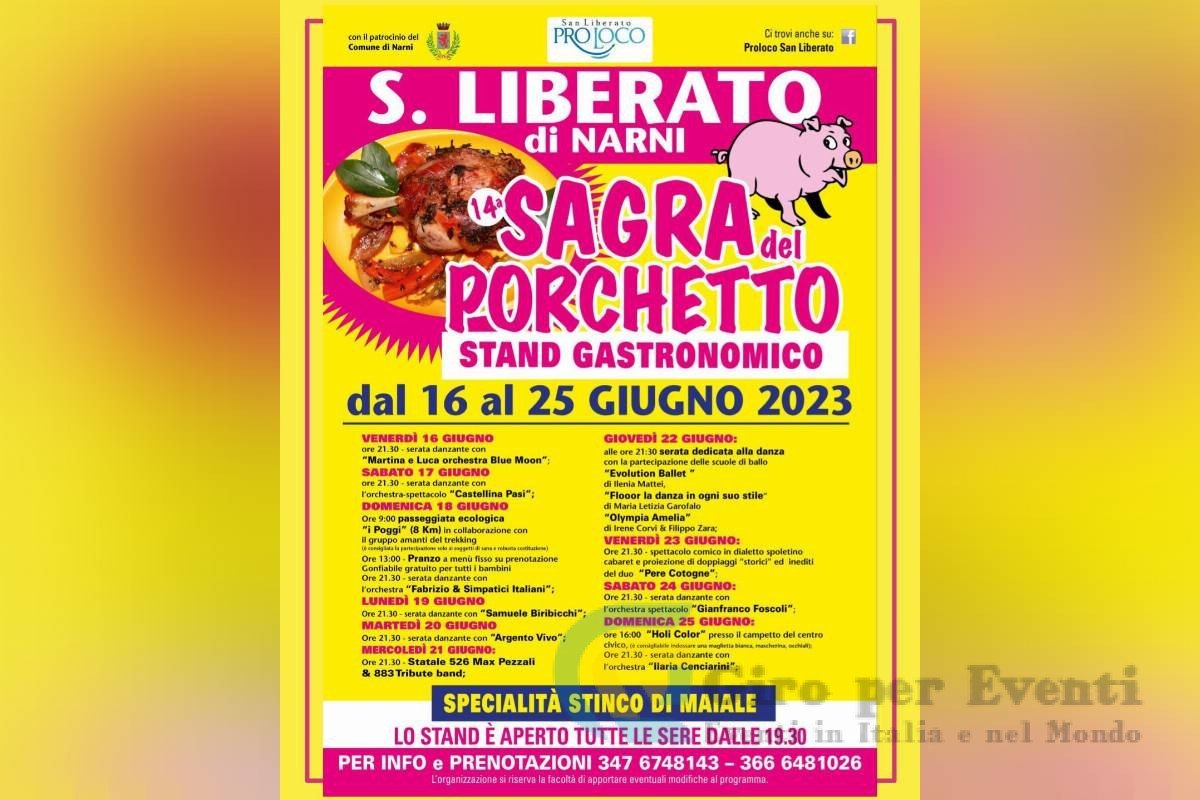 Sagra del Porchetto a San Liberato di Narni