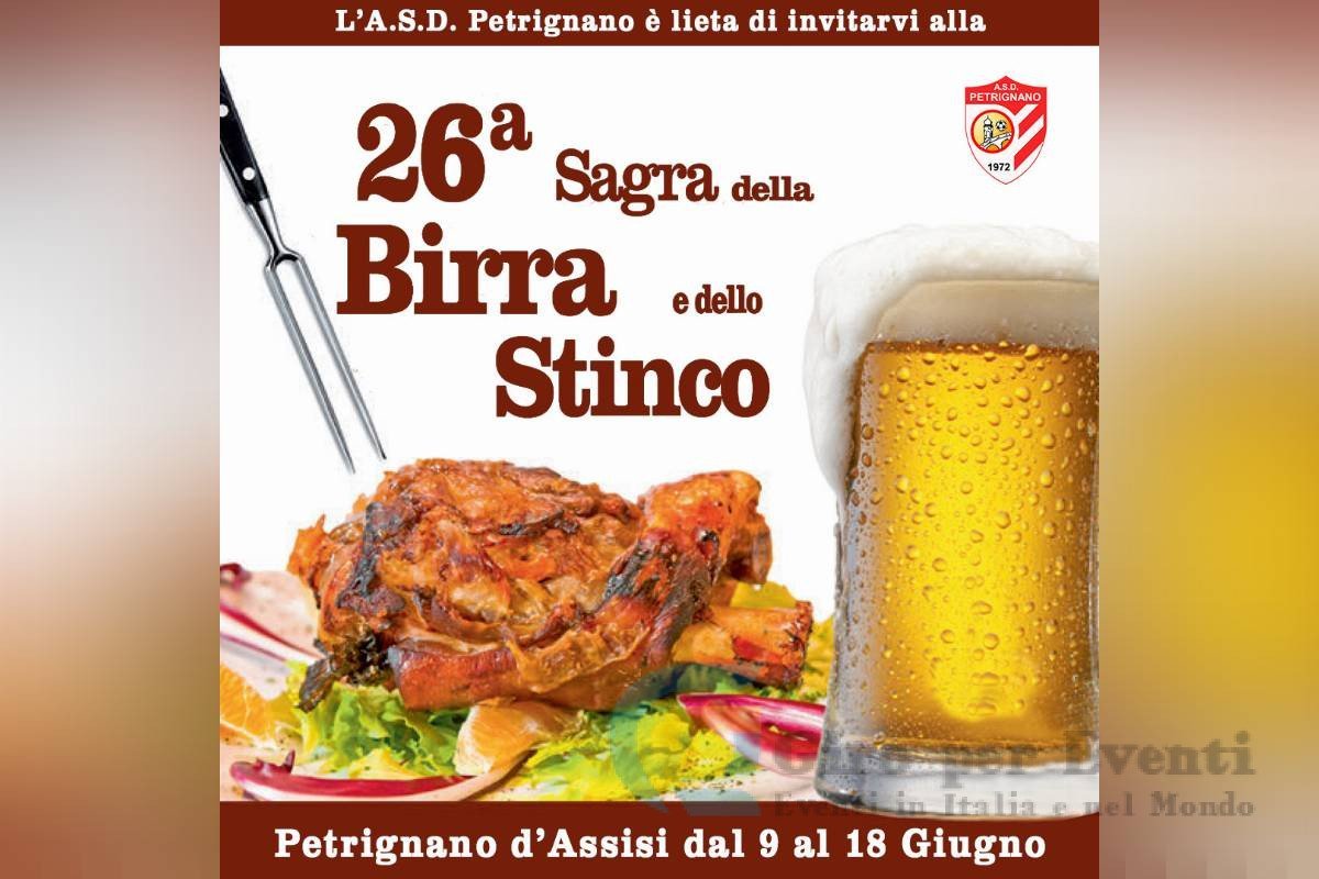 Sagra della Birra e dello Stinco a Petrignano d’Assisi