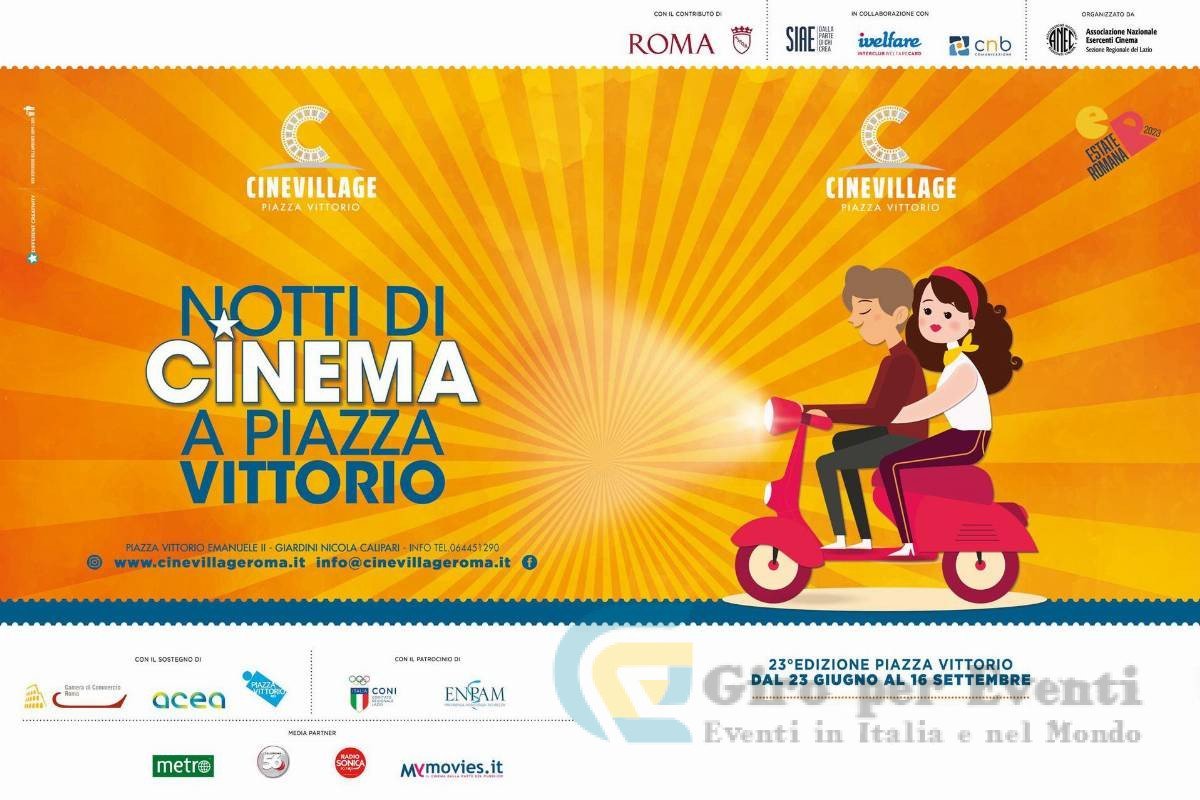 Al Via le Arene Cinevillage di ANEC / AGIS Lazio a Roma