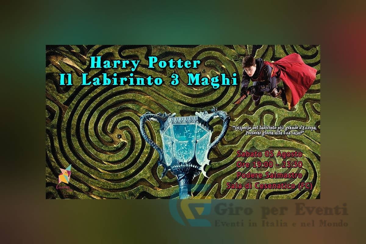 Labirinto Harry Potter: Il Torneo 3 Maghi a Cesenatico