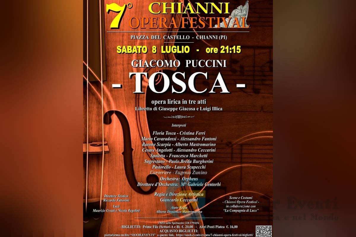 La Tosca di Puccini al Chianni Opera Festival