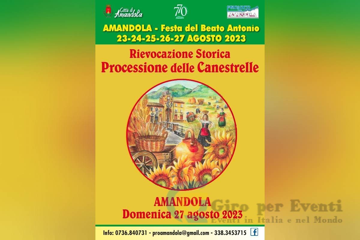 La Processione delle Canestrelle di Amandola