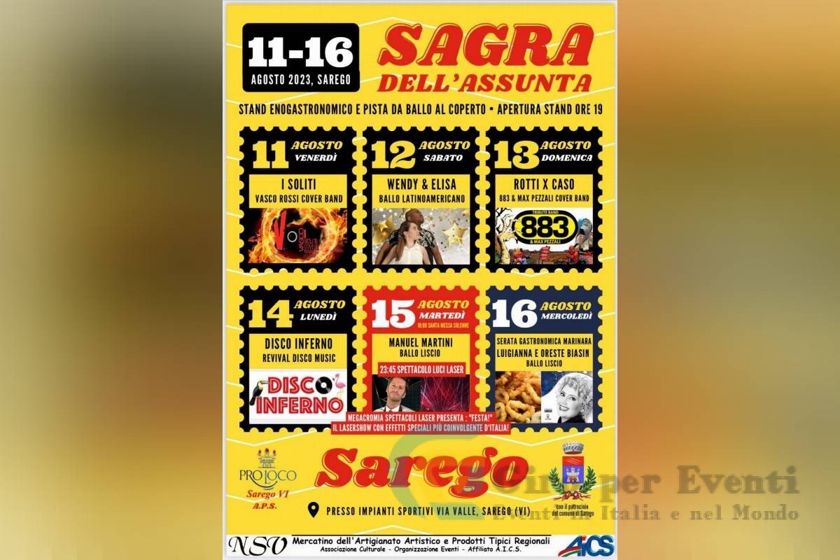 Mercatini della Sagra dell'Assunta a Sarego