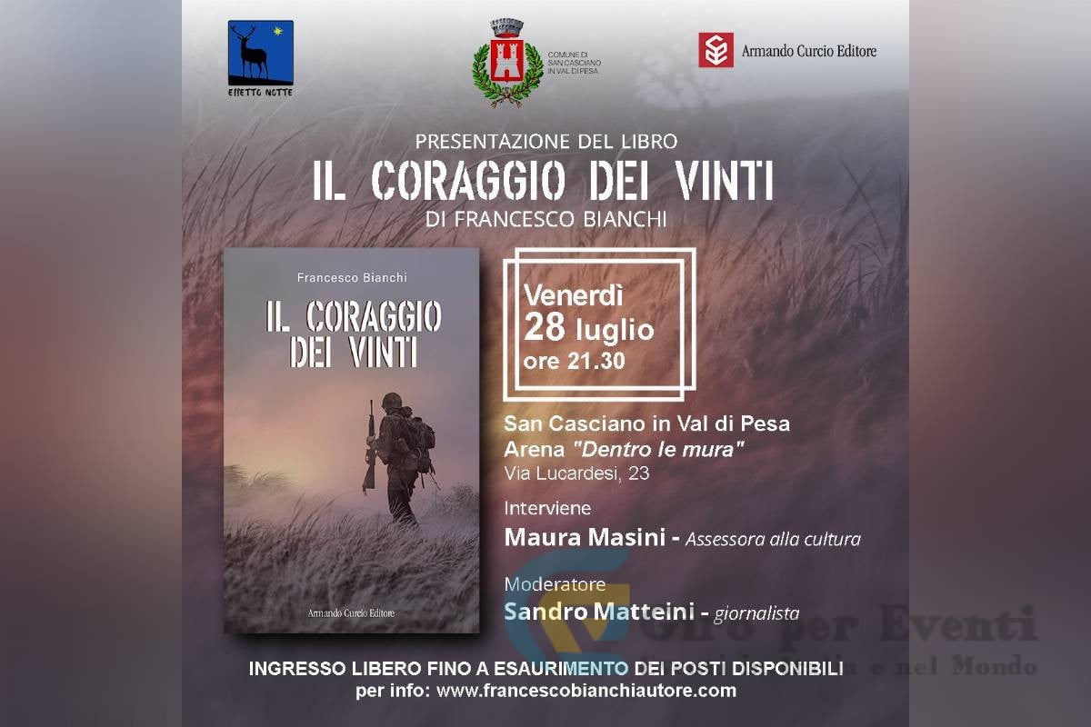 Presentazione del romanzo storico Il Coraggio dei Vinti a San Casciano in Val di Pesa