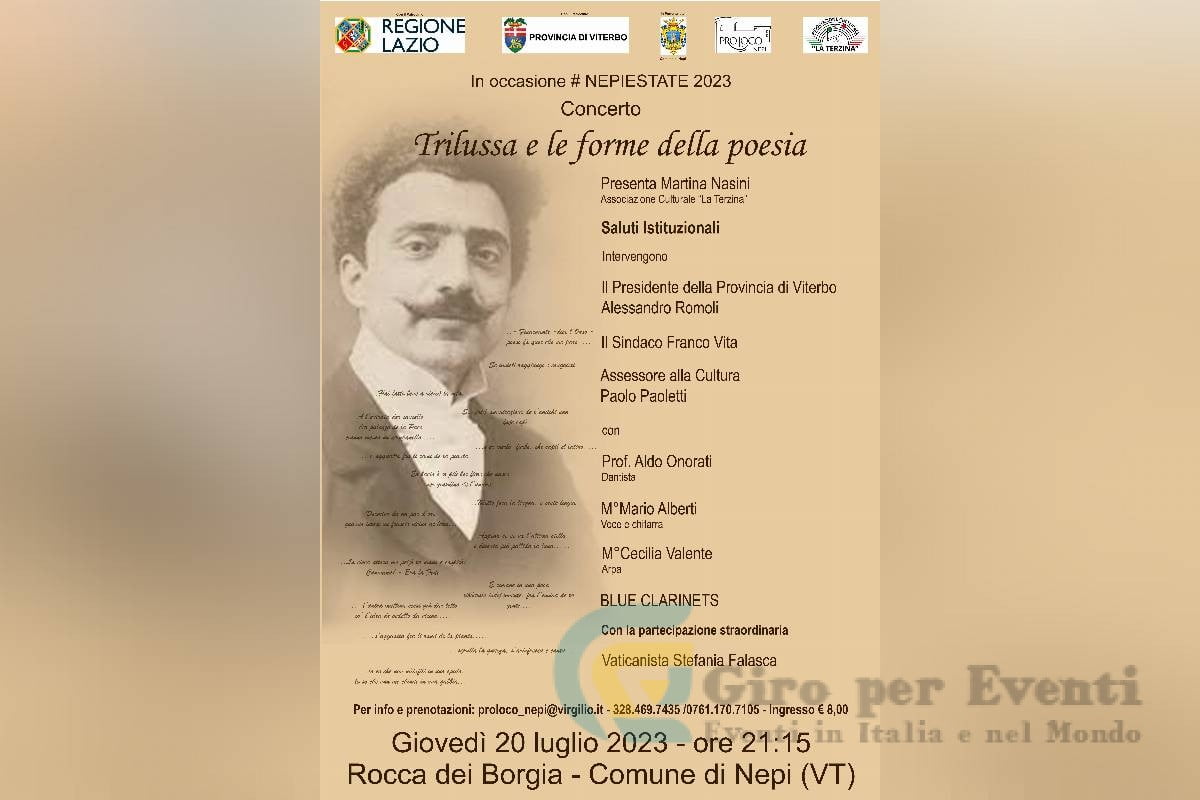 Trilussa Protagonista dell'Estate Nepesina