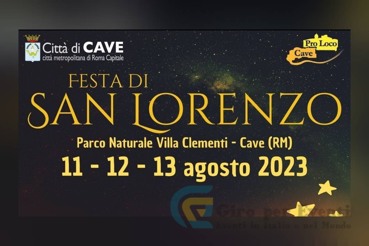 Festa per San Lorenzo a Cave