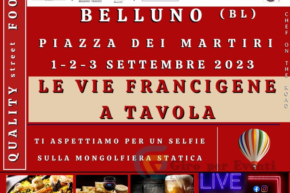 Le Vie Francigene a Tavola a Belluno