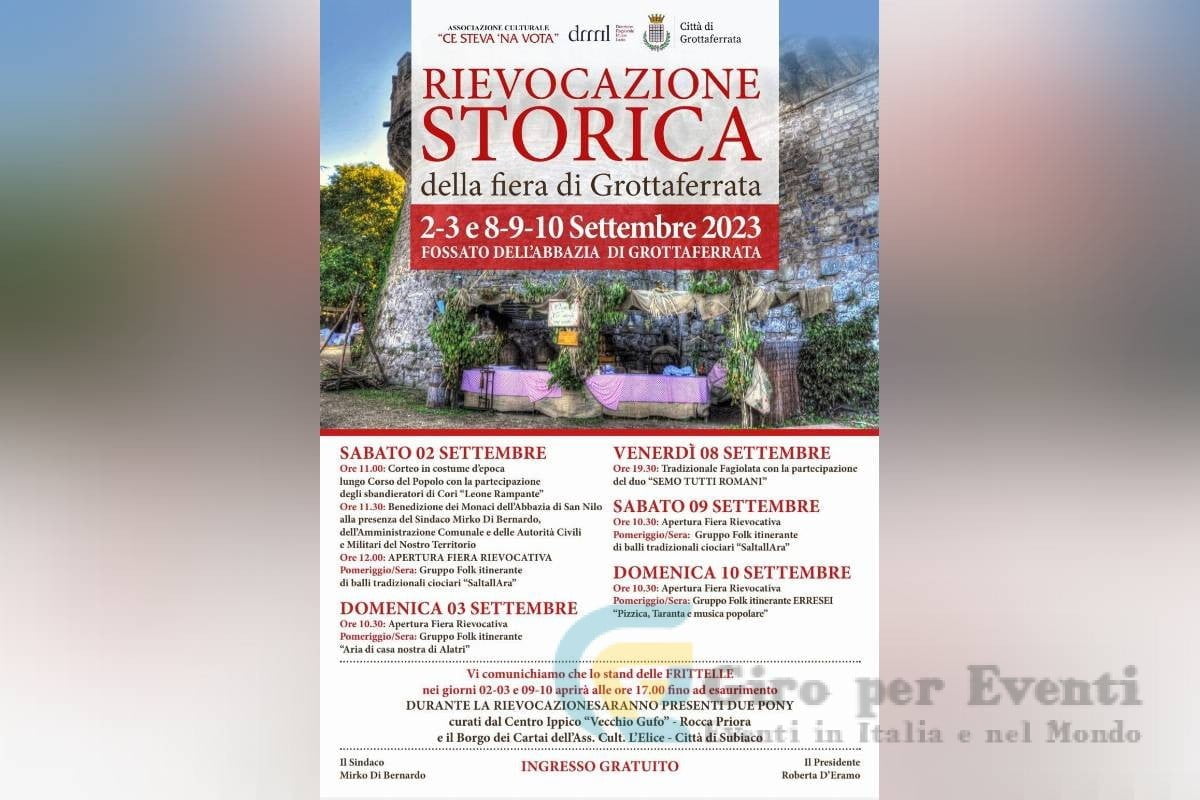 Rievocazione Storica della Fiera di Grottaferrata