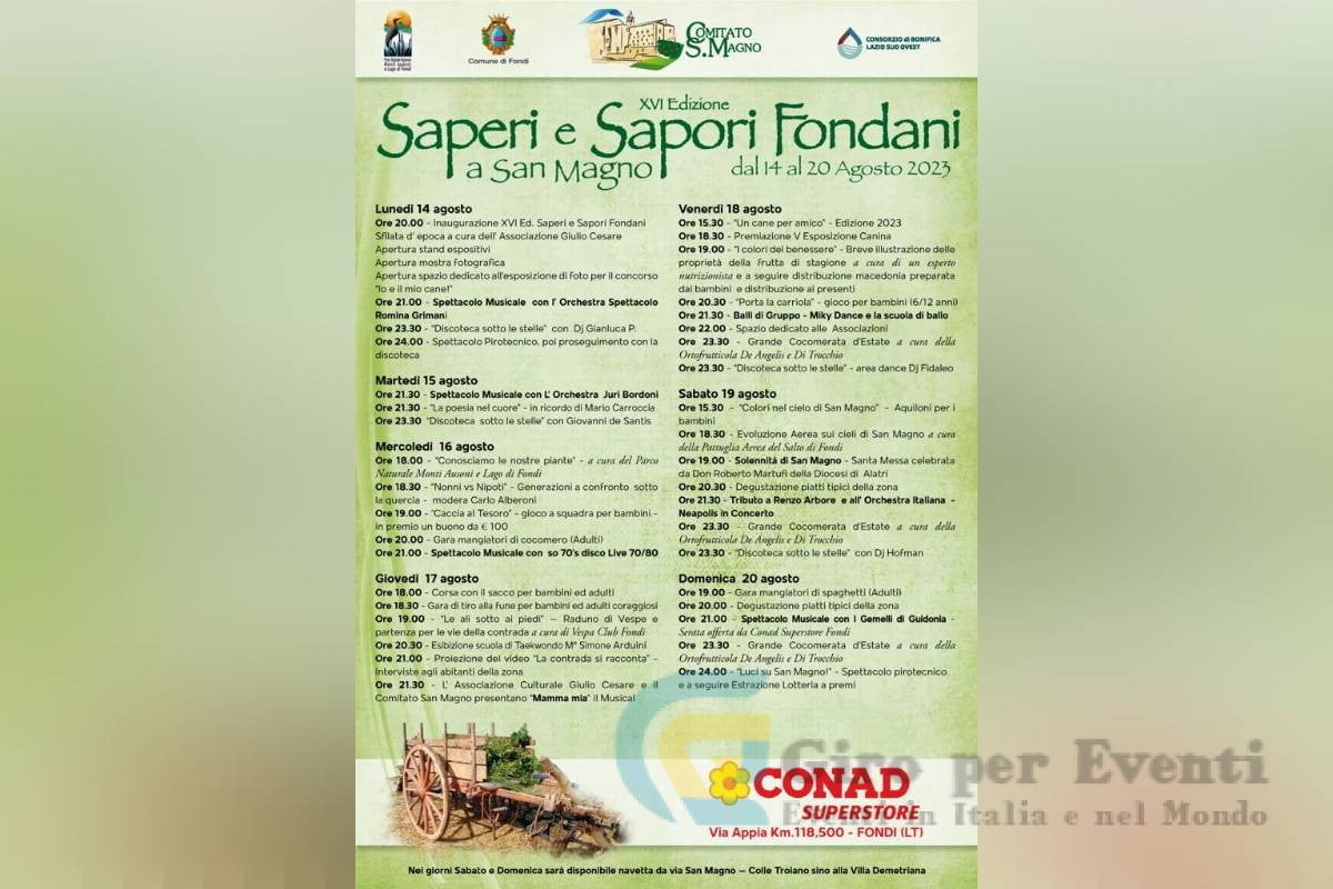 Saperi e Sapori Fondani a Fondi