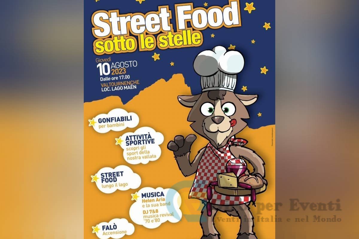 Street Food Sotto le Stelle a Valtournenche