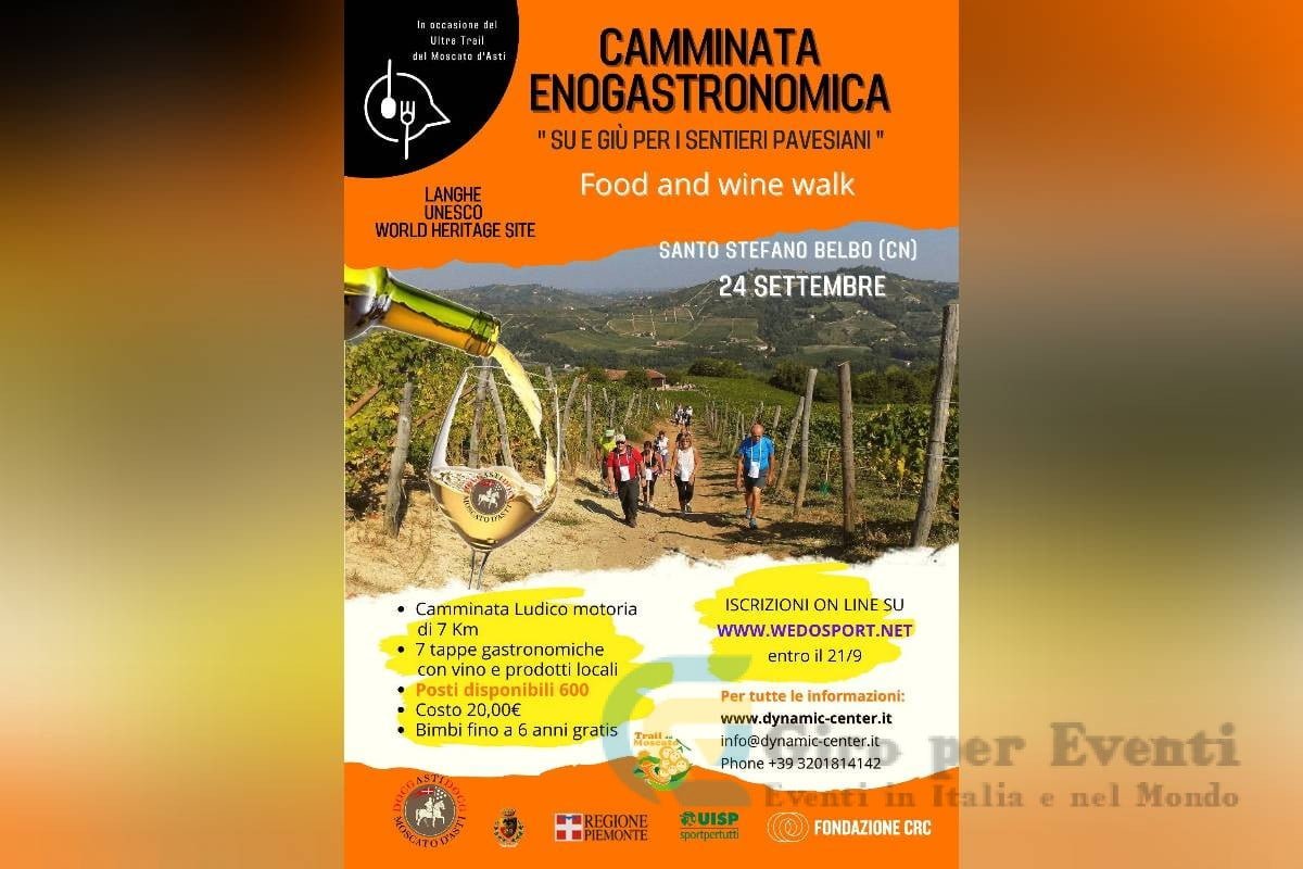 Camminata Enogastronomica a Santo Stefano Belbo banner