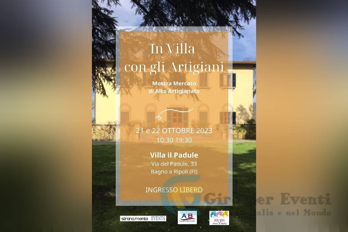 In Villa con gli Artigiani ed. Autunnale a Bagno a Ripoli