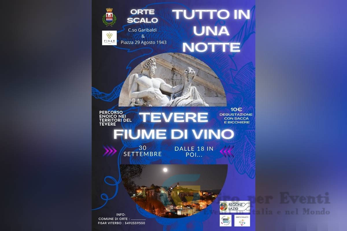 Tevere Fiume di Vino a Orte Scalo