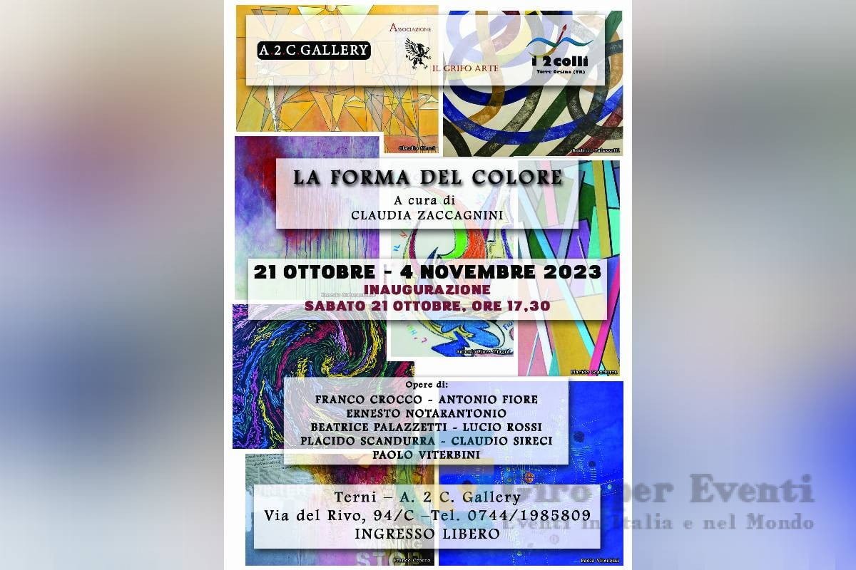 Collettiva di Pittura Contemporanea La Forma del Colore a Terni