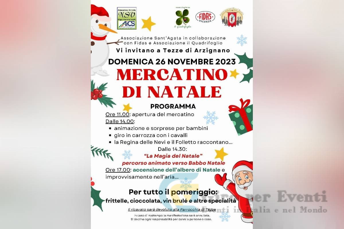 Mercatino di Natale - Rassegna Enogastronomica ad Arzignano