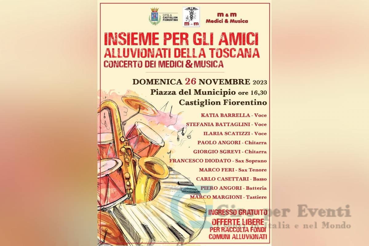 Concerto dei Medici per gli Alluvionati a Castiglion Fiorentino