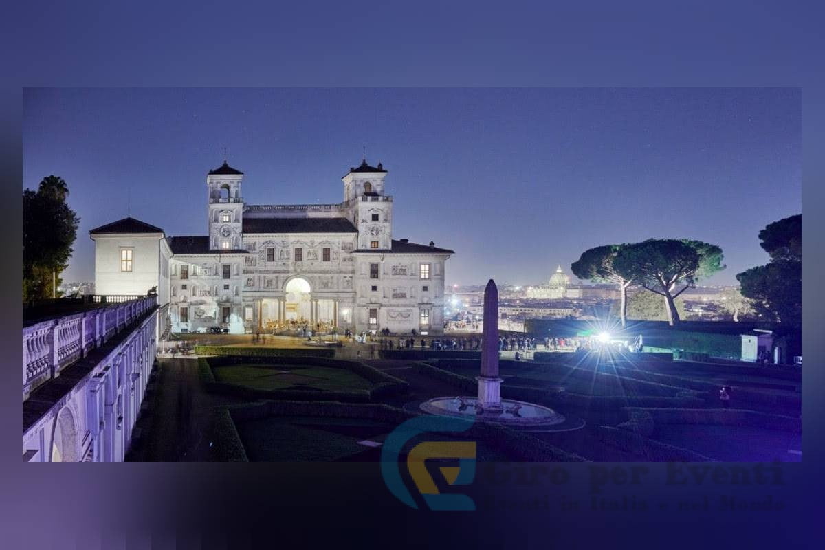 Notte Bianca a Villa Medici di Roma