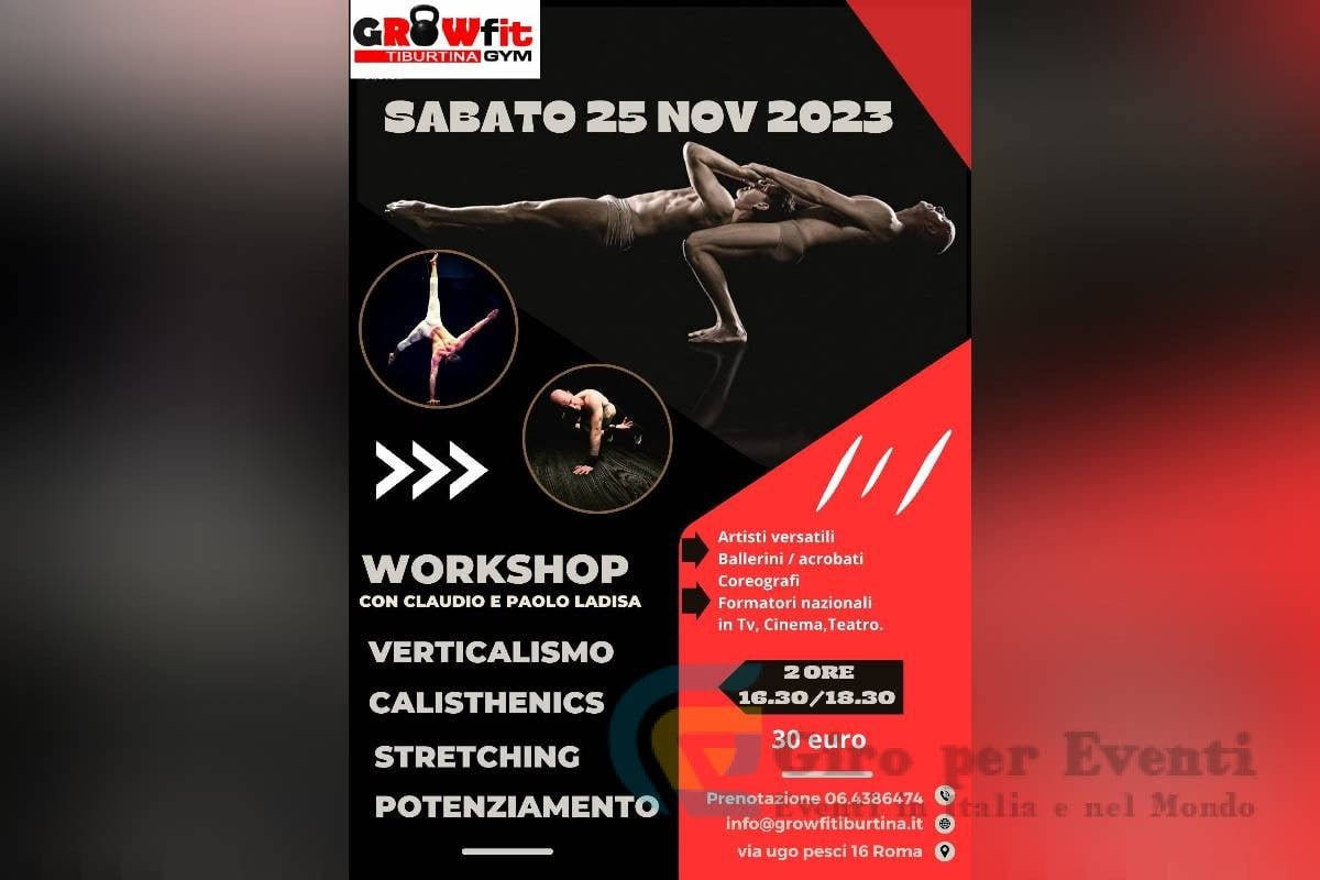 Workshop con Claudio e Paolo Ladisa a Roma