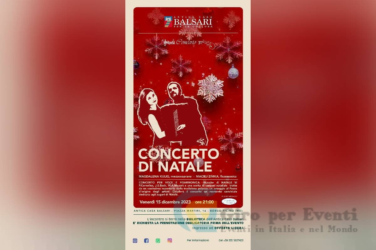 Concerto di Natale a Borgo Ticino