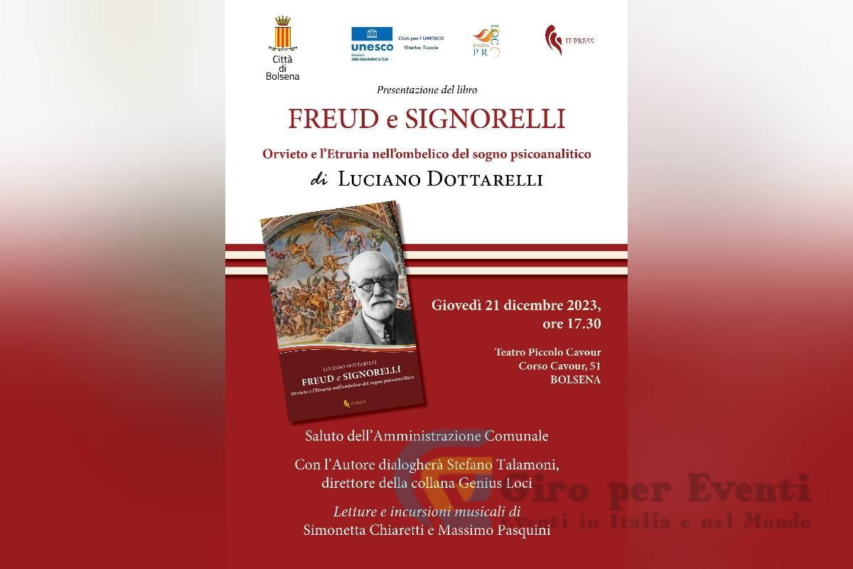 Luciano Dottarelli a Bolsena presenta Freud e Signorelli