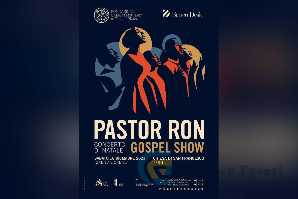 locandina Natale - Gospel Show a Terni con Pastor Ron