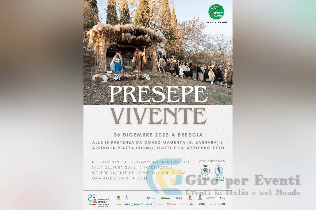 Presepe Vivente del Gruppo Alpini di Ome