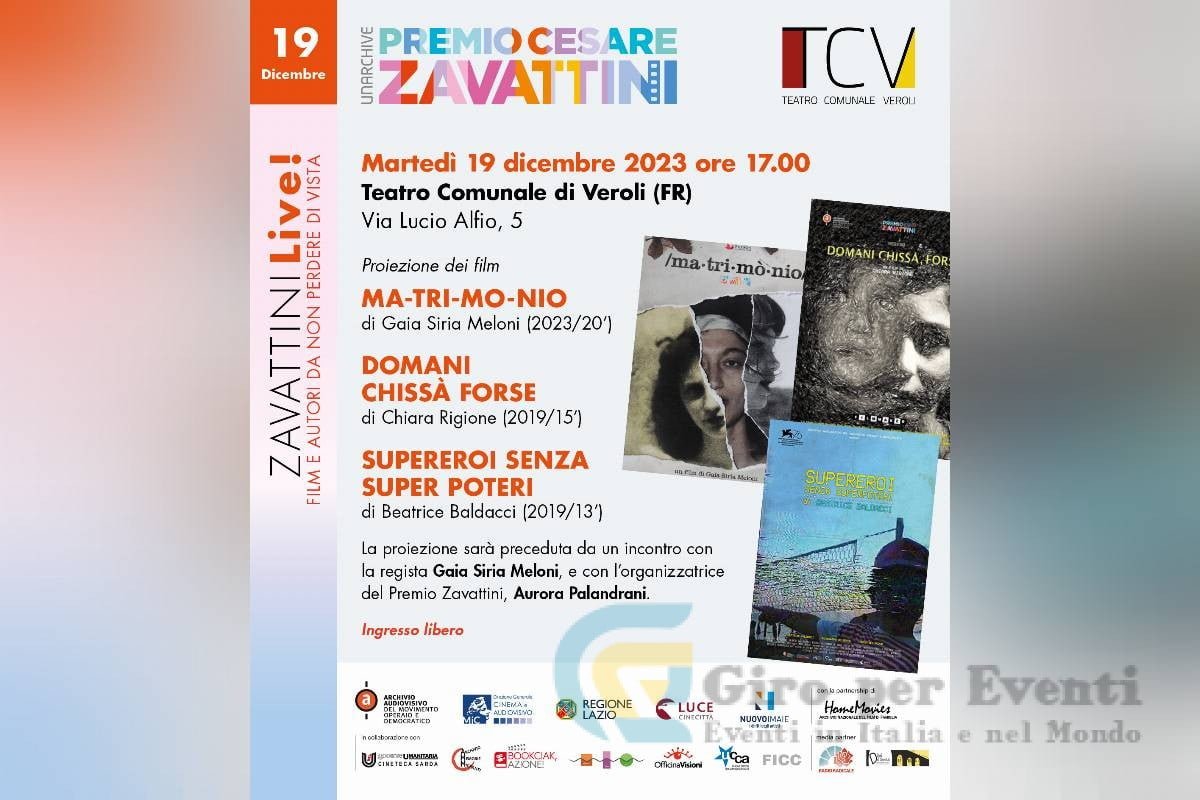 Zavattini live a Veroli 19 Dicembre 2023
