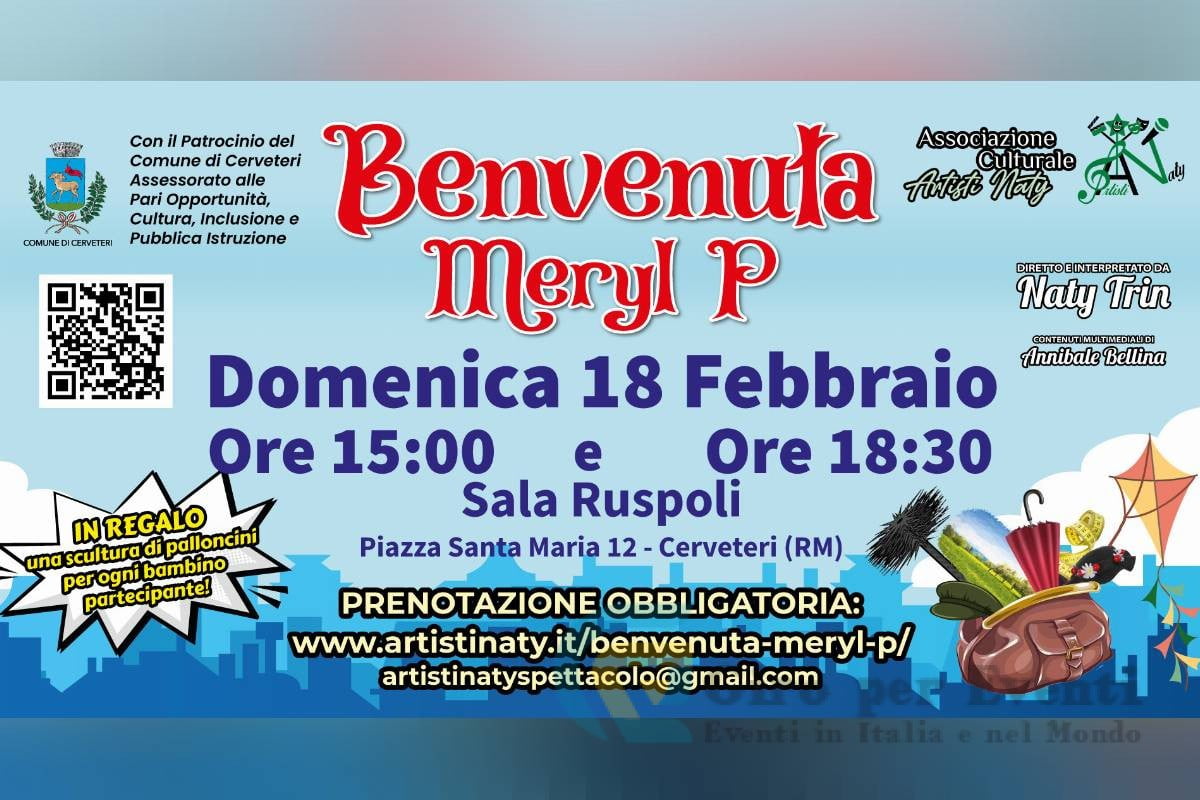 Benvenuta Meryl P a Cerveteri Febbraio 2024