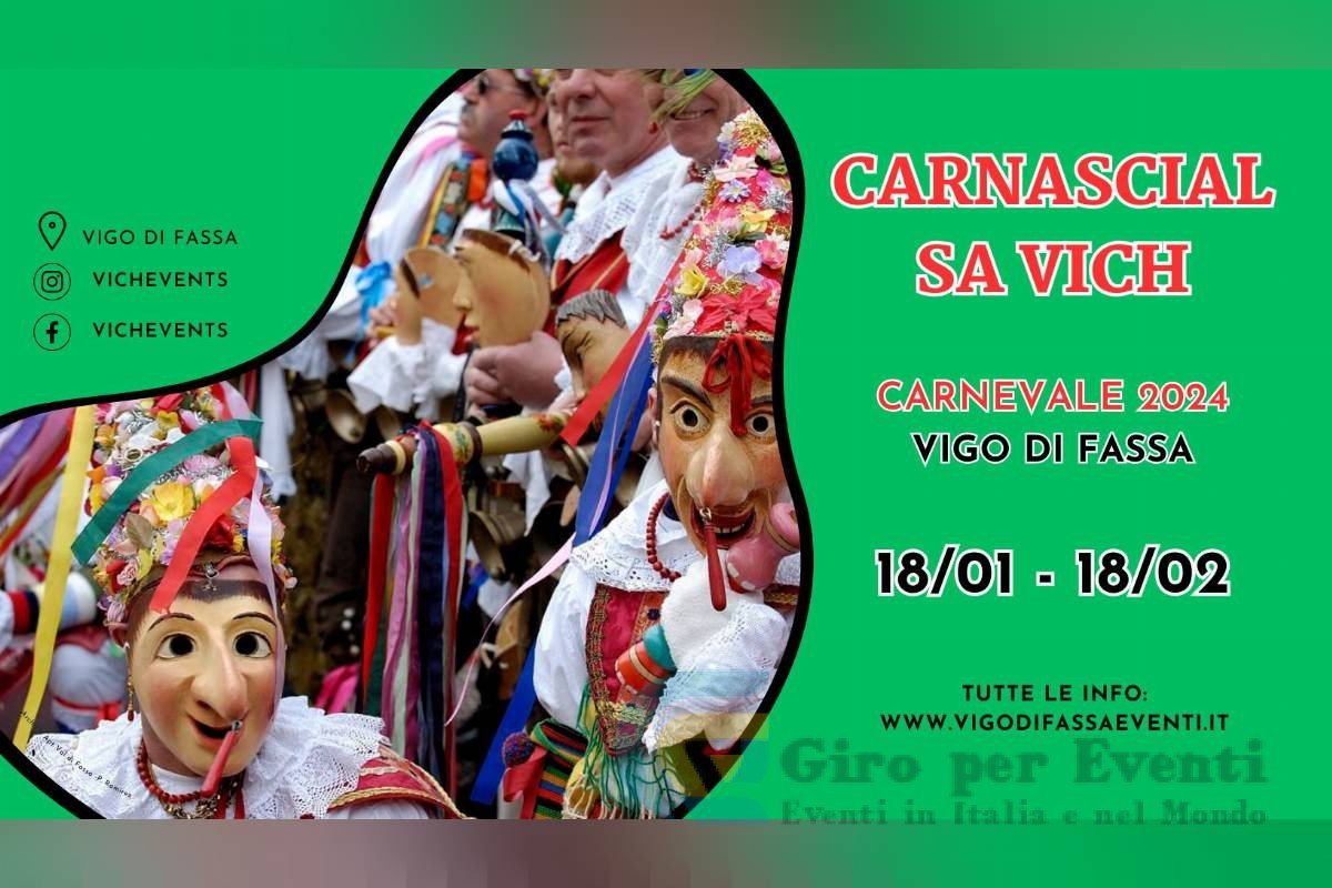 Carnascial sa Vich - Carnevale Ladino a Vigo di Fassa